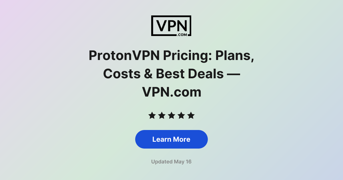 ProtonVPN Pricing: Plans, Costs & Best Deals — VPN.com