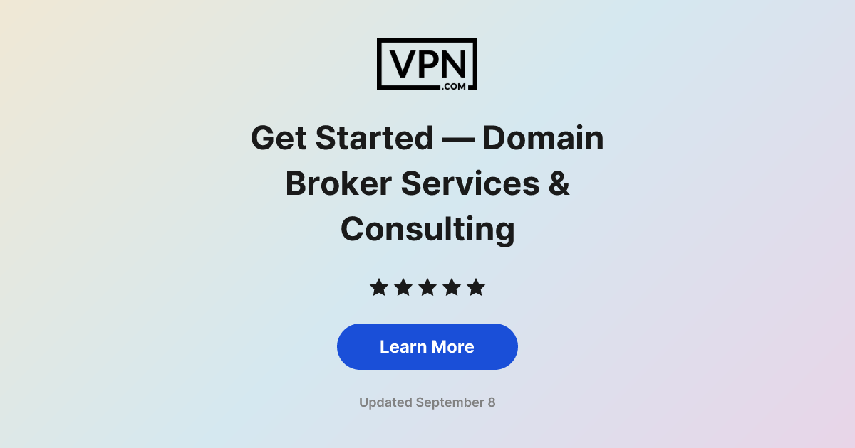 Get Started — Domain Broker Services & Consulting