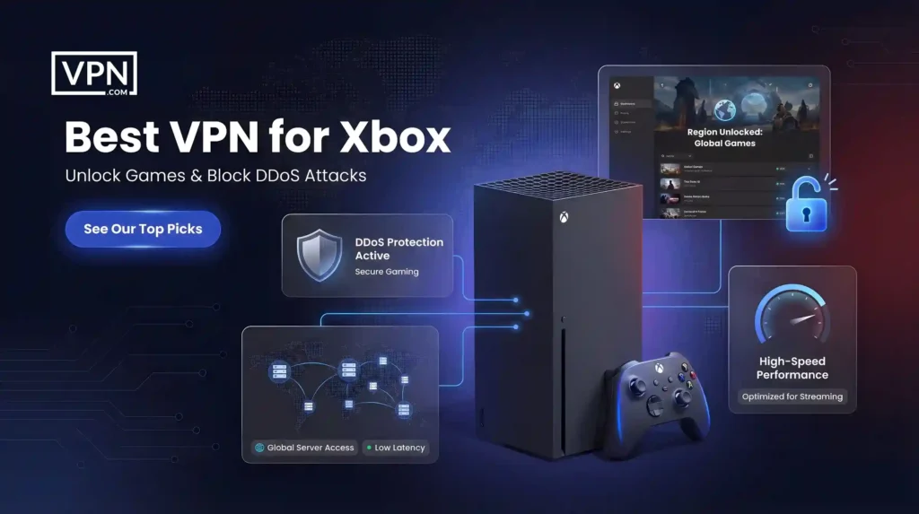 Best VPN for Xbox to Unlock Games and Block DDoS Attacks