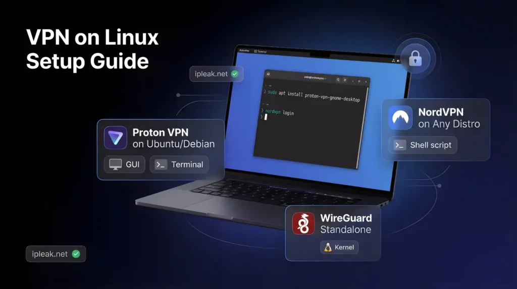 How to set up a VPN on Linux – Proton VPN, NordVPN, and WireGuard installation guide