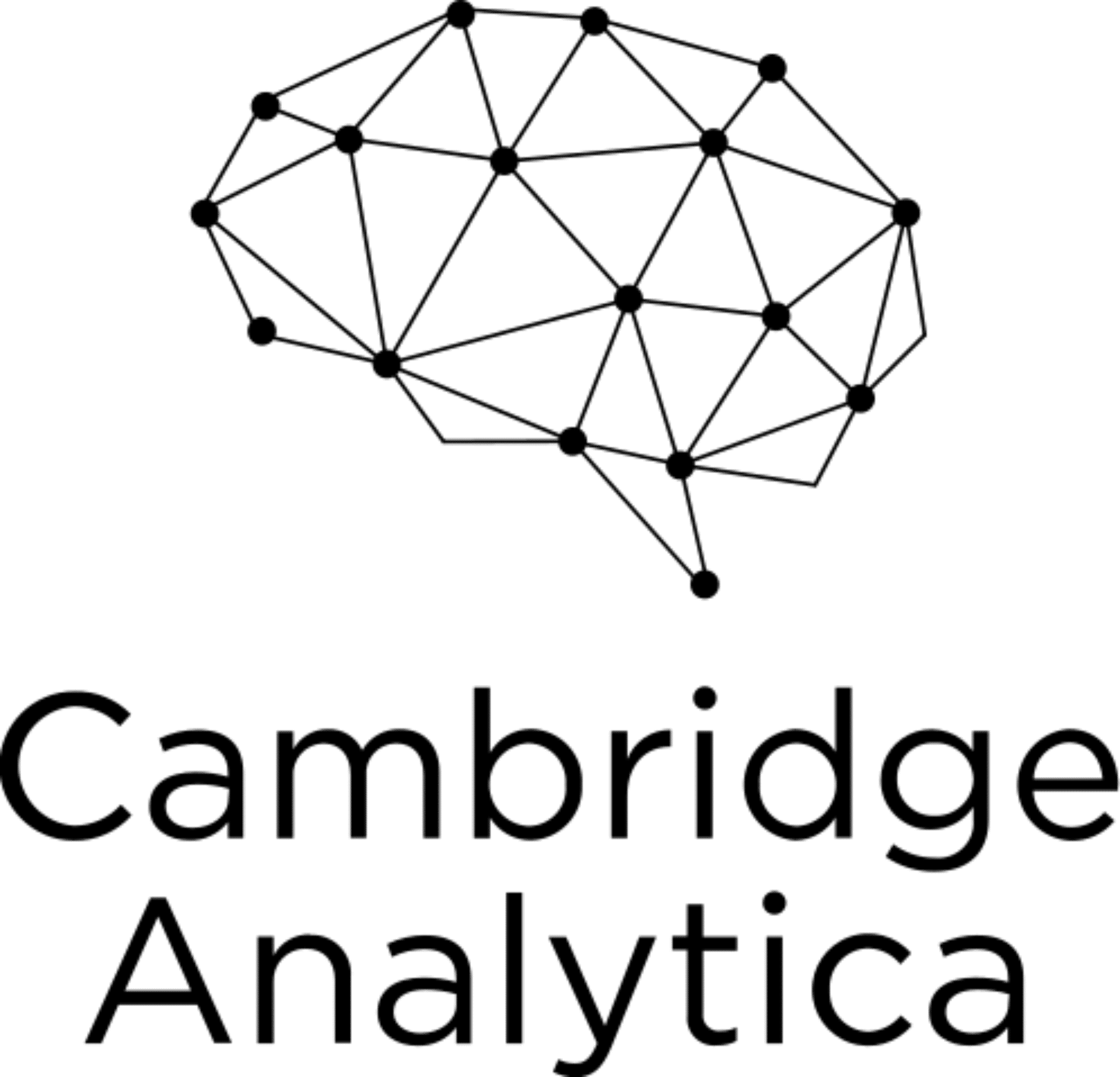 Logotip družbe Cambridge Analytica.