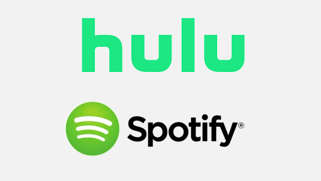 Hulu/Spotify joint logo