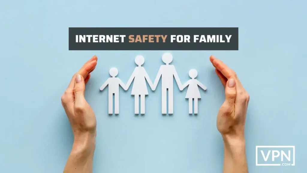picture is showing how to save your family by using internet