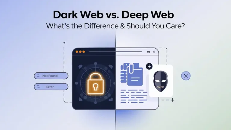 dark web vs. deep web
