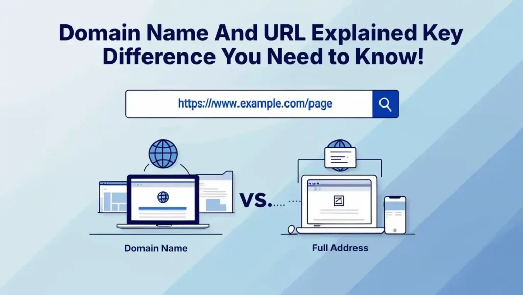 difference between domain name and url