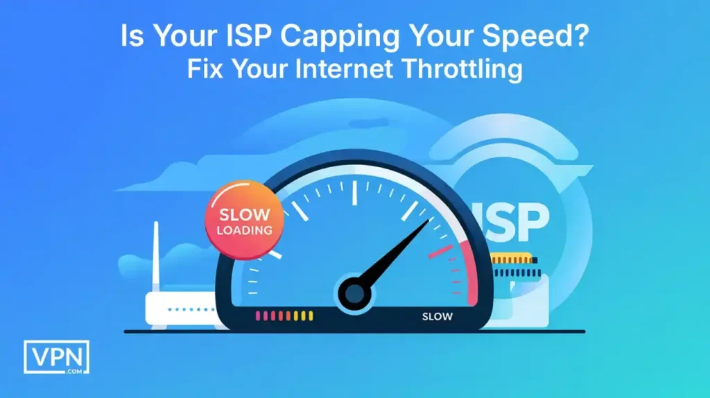 Fix internet throttling by identifying when your ISP caps your speed and troubleshooting slow connections