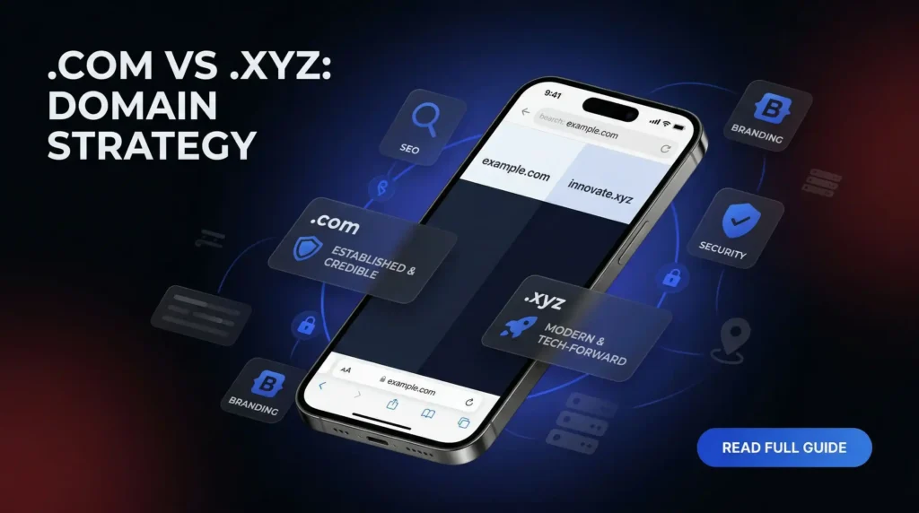 .com vs .xyz: The Real Differences Every Brand Should Know