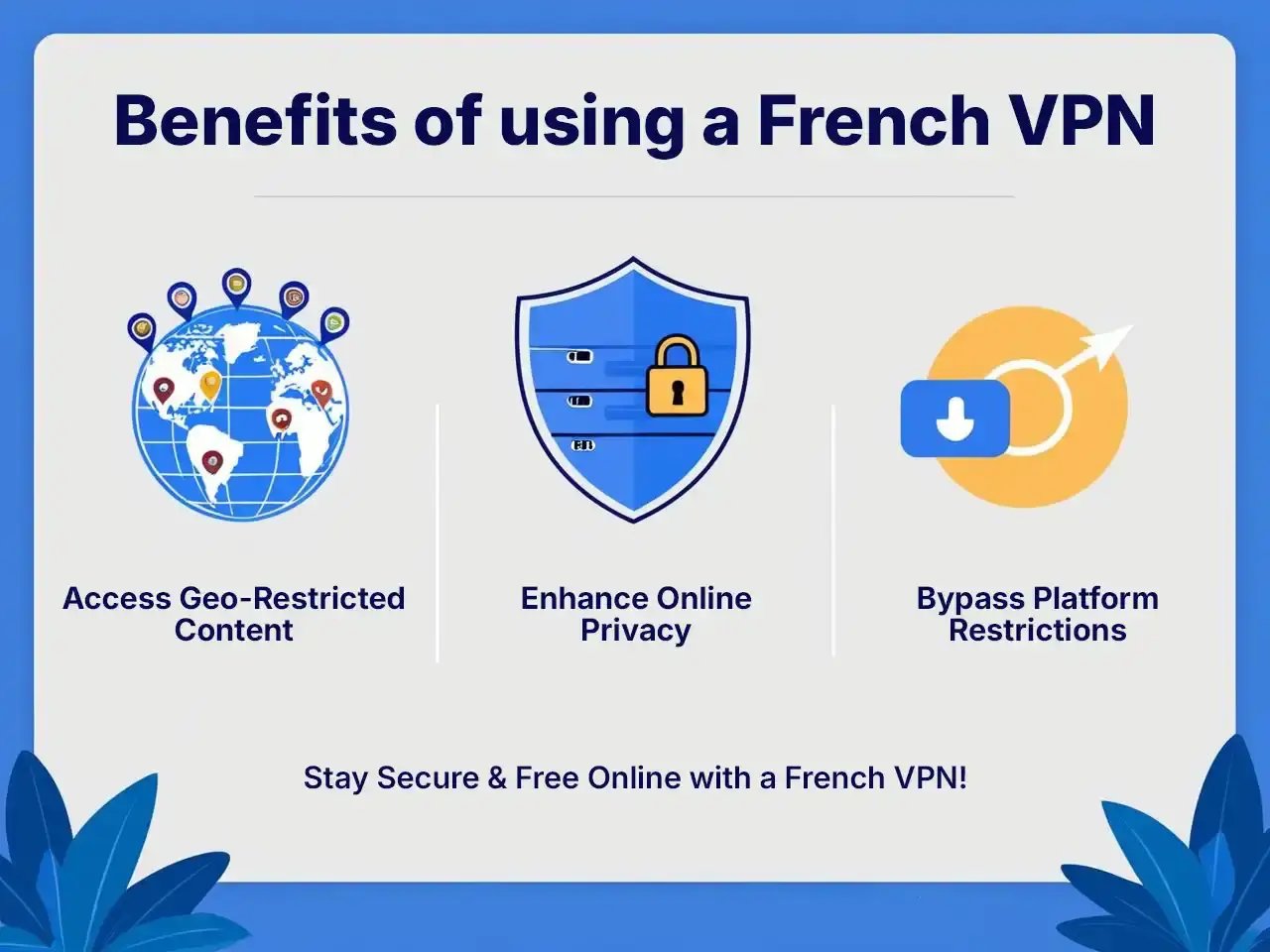 Benefits of using a French VPN french vpn benefits