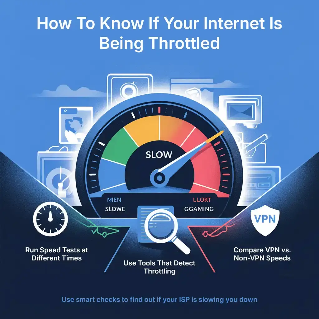 How To Know If Your Internet Is Being Throttled How to detect internet throttling with speed tests, throttling detection tools, and VPN comparisons