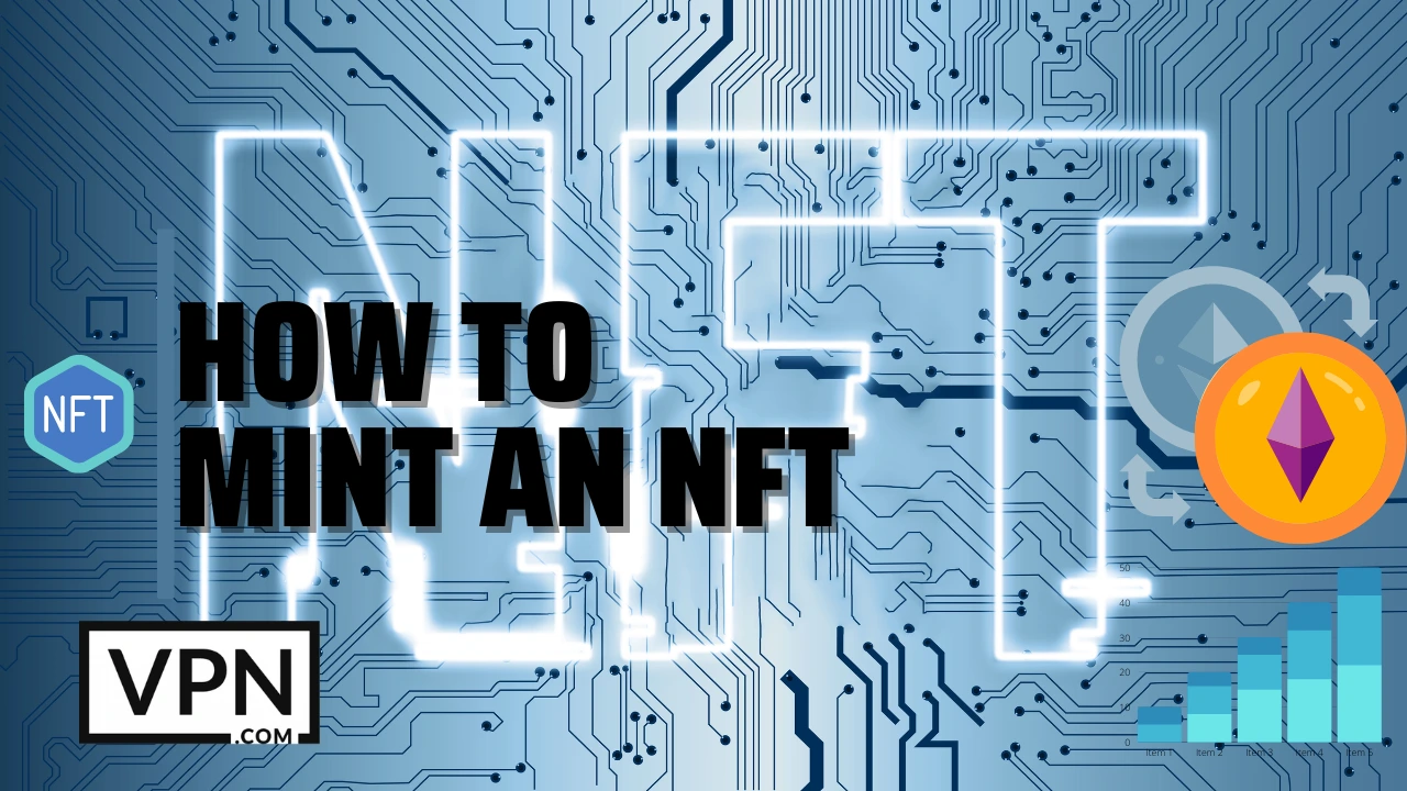 Das Bild zeigt einen großen Klumpen NFT mit der Aufschrift How to mint an NFT