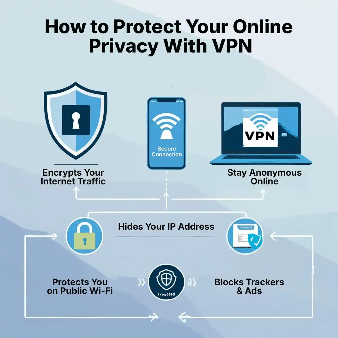 How to Protect Your Online Privacy With VPN digital privacy protection with vpn