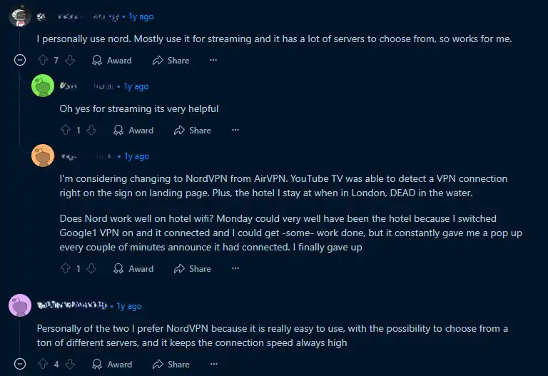 NordVPN vs ProtonVPN Reddit Users’ Opinion NordVPN vs ProtonVPN Reddit Users’ Opinion