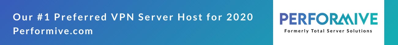Performive.com - Onze #1 voorkeur VPN-server host voor 2020.