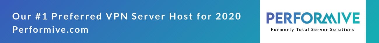 Performive.com - Az #1 általunk 2020-ban előnyben részesített VPN szerver hoszt.