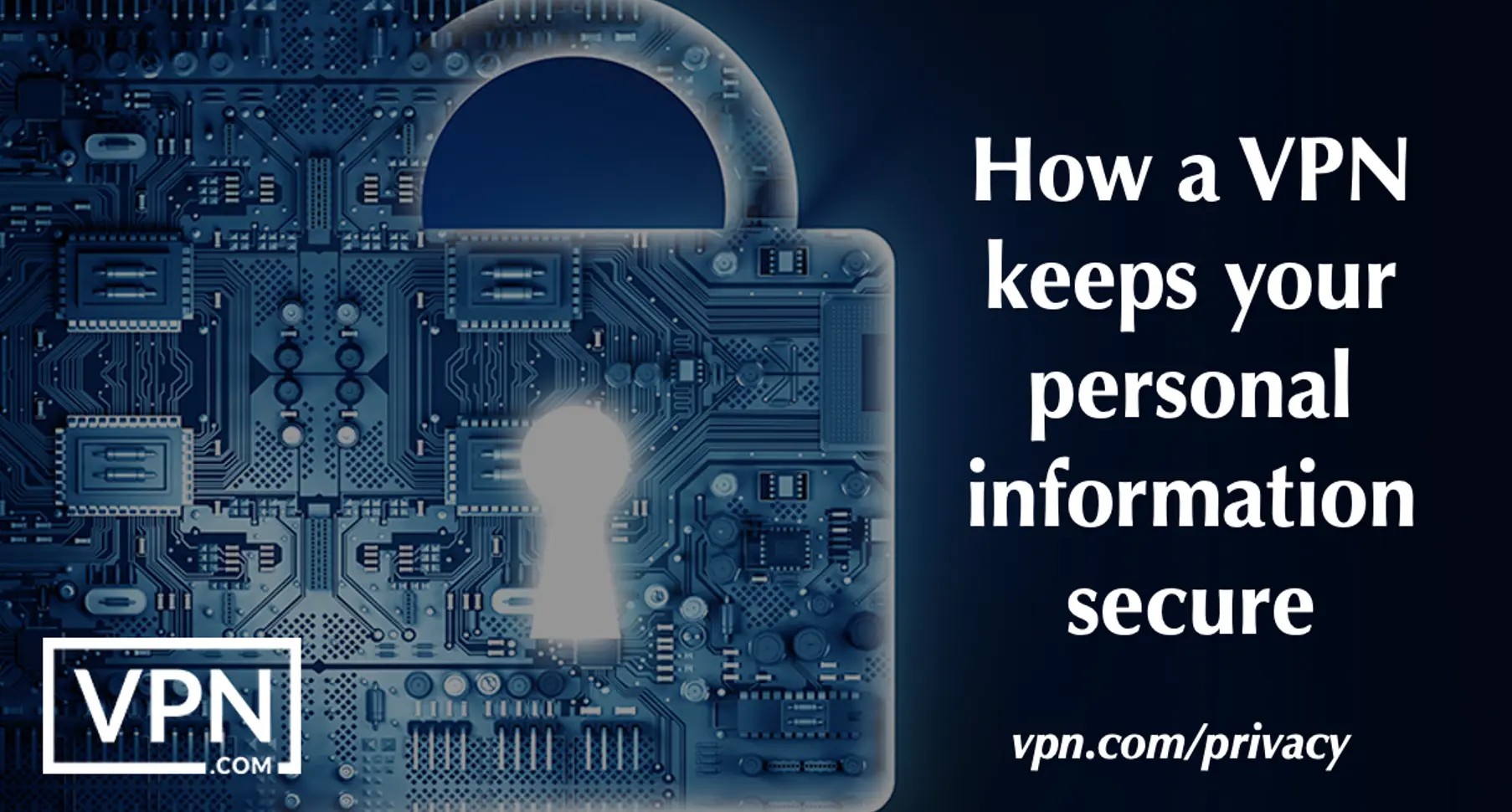 Hogyan tartja biztonságban személyes adatait egy adatvédelmi VPN.
