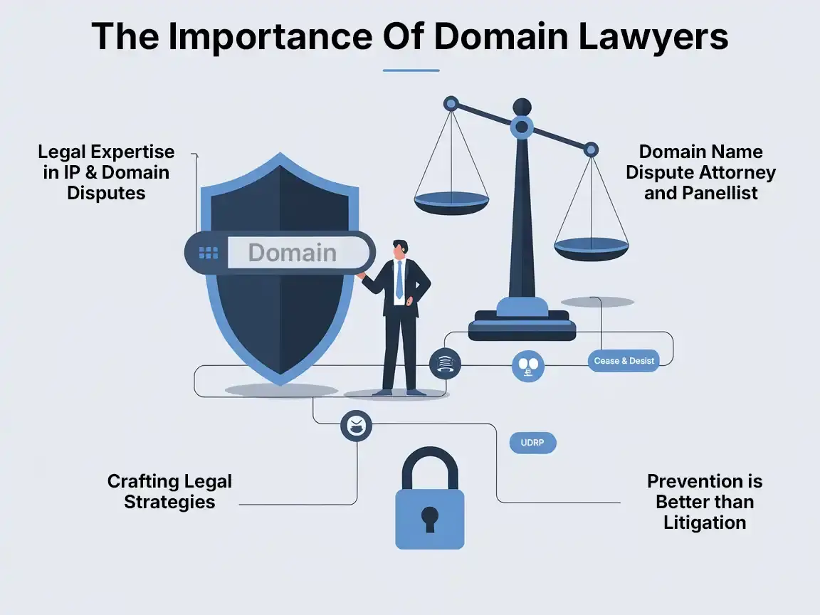 The Importance of Domain Lawyers (1) domain name attorney or domain name lawyer importance