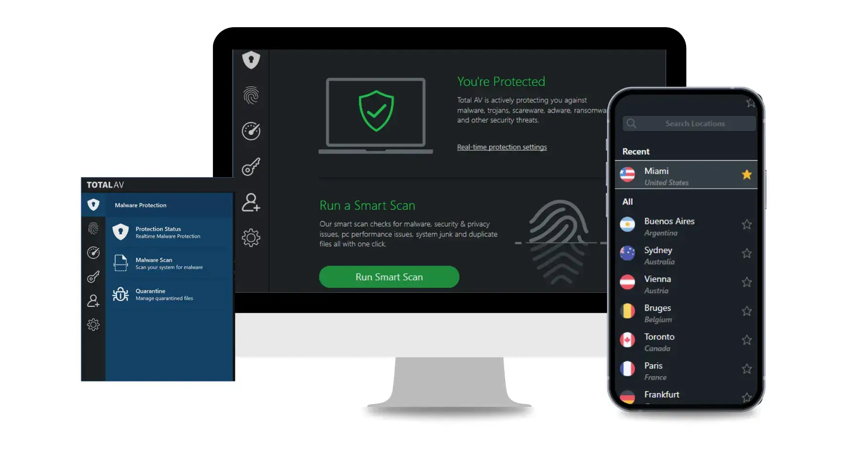 User Experience & Interface 7 Total VPN User experiene and interface design in multiple devices