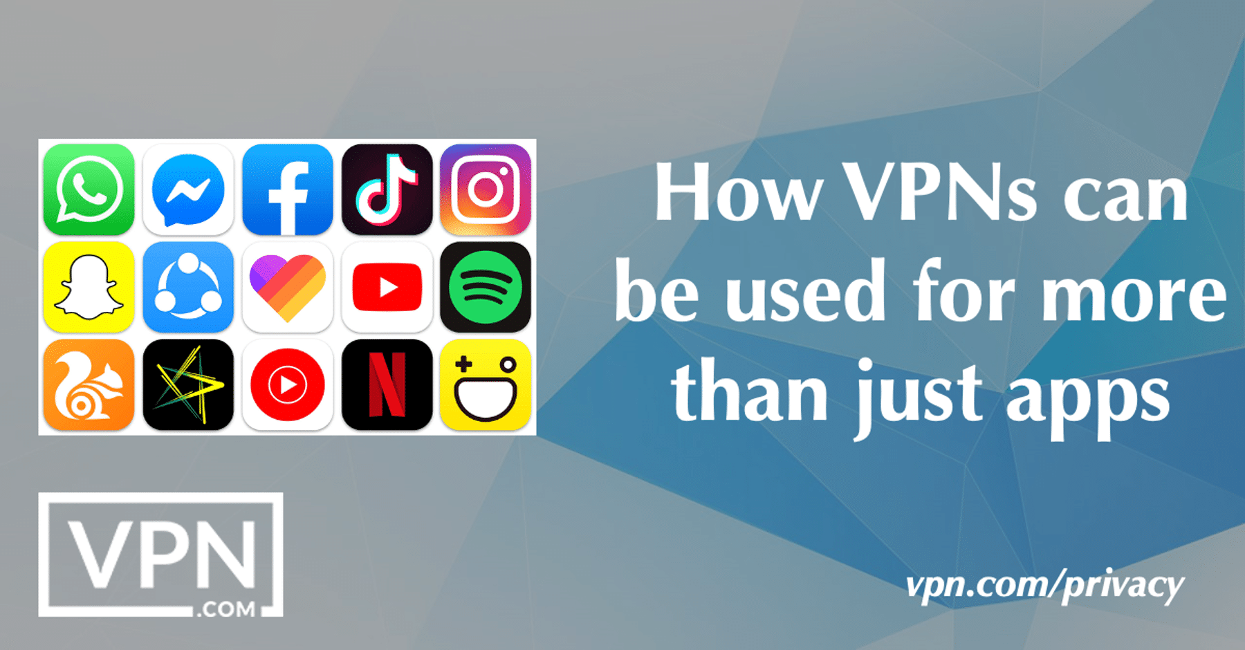 Как VPN можно использовать не только для приложений.