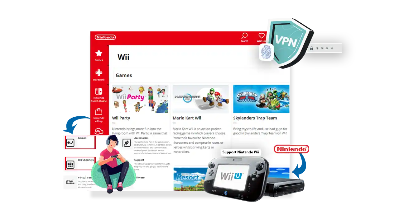Best VPNs That Support Nintendo Wii Gaming For 2025