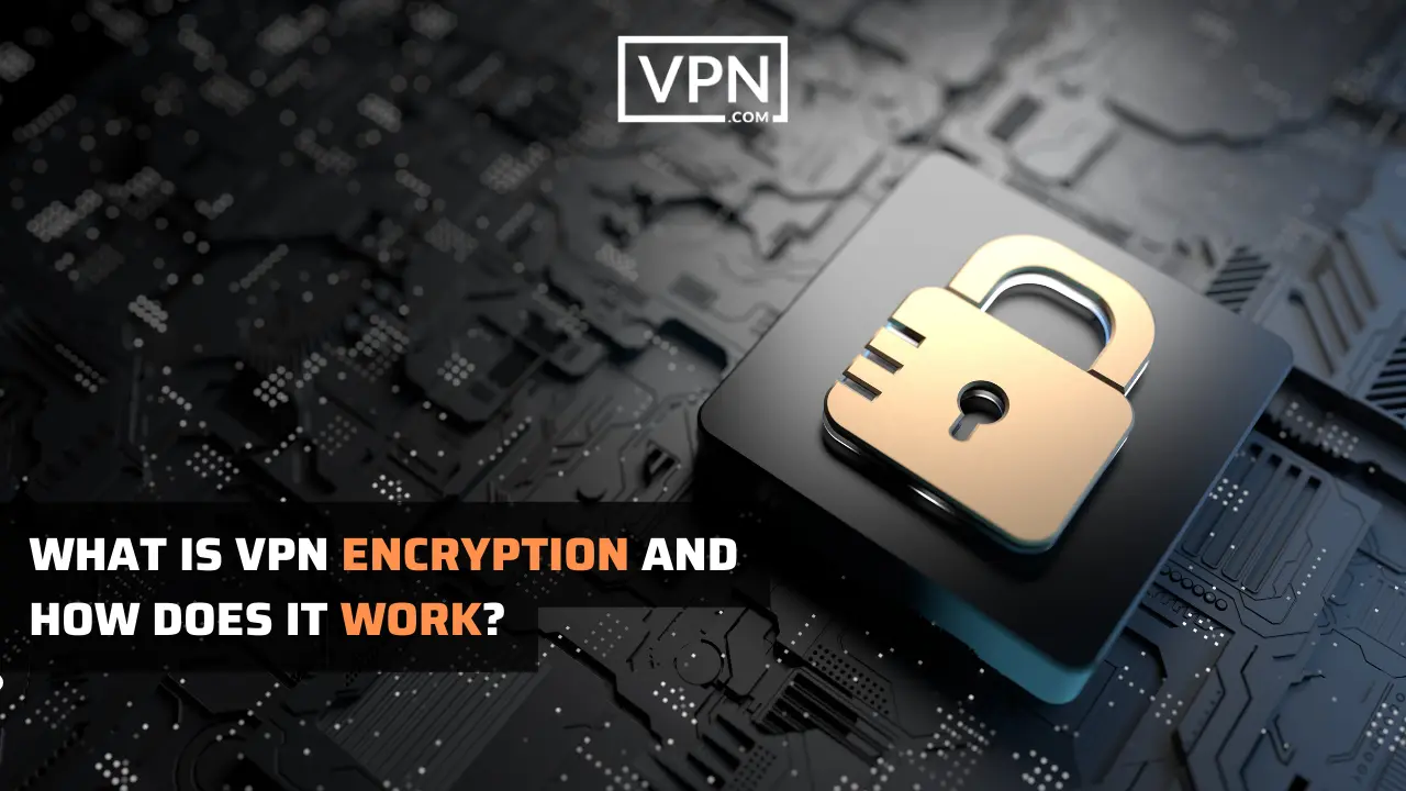 picture is showing a lock whichnis indicating about encryption of VPNs