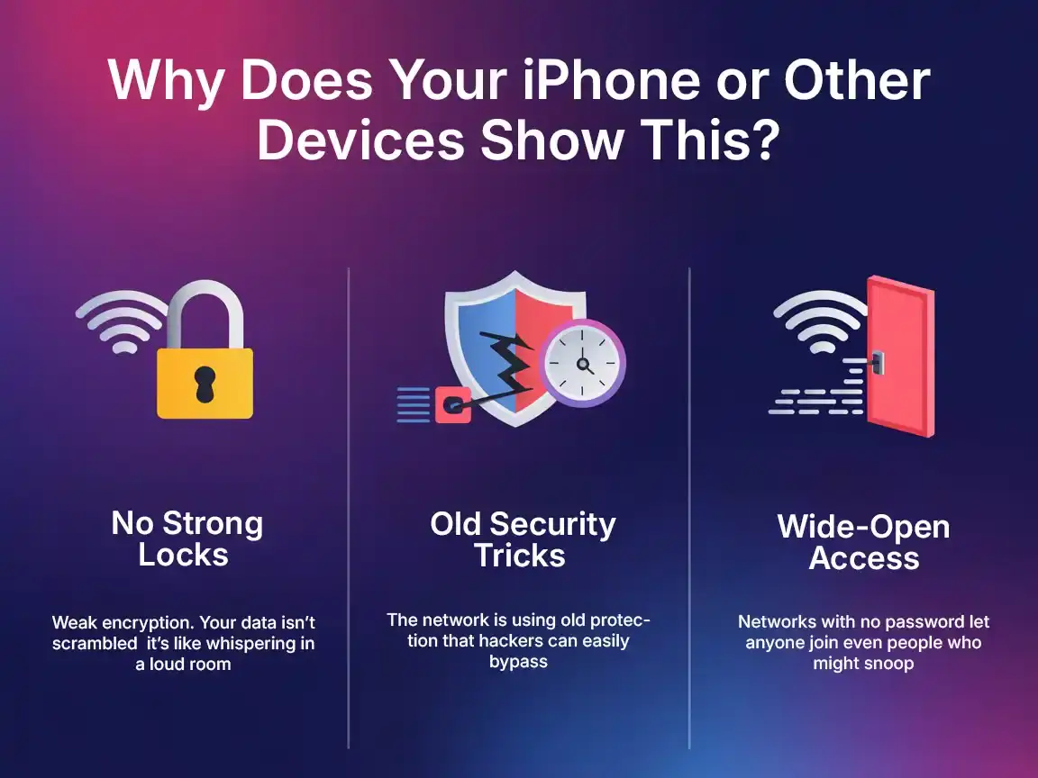 why your iphone and other devices showing privacy warning wifi