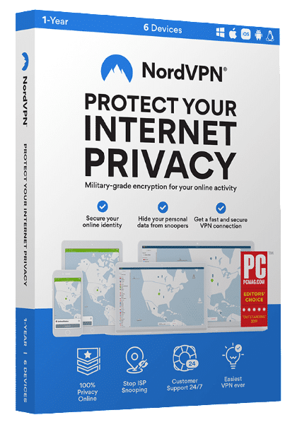 New NordVPN subscription box.
