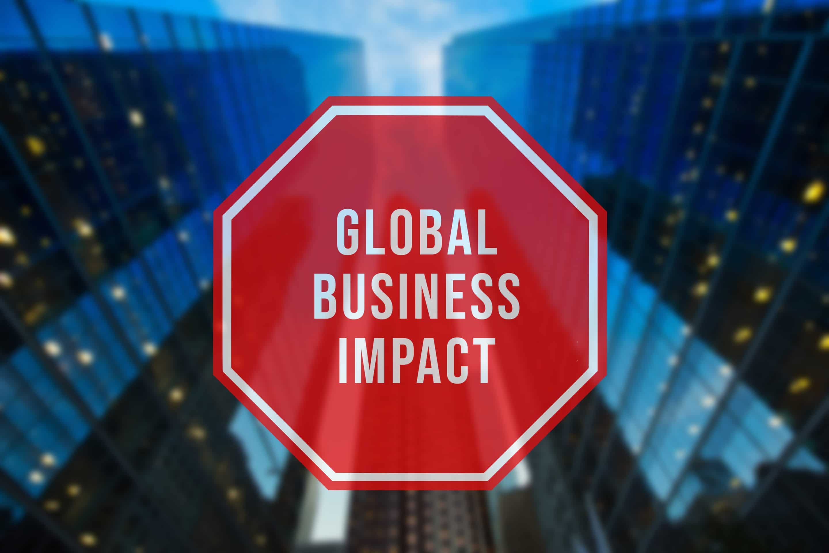 Global Business Impact sign