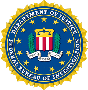 米連邦捜査局（Federal Bureau of Investigation）のロゴ